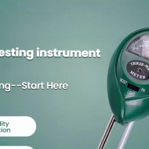 3-in-1 Soil Tester: Moisture, pH & Fertilizer Level Meter