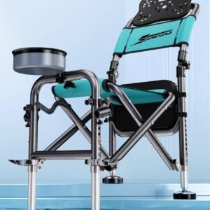 Knight Fishing Chair|Specialized Compact Chair for Wild Fishing | New-Type Multi-Functional Portable Foldable Fishing Chair