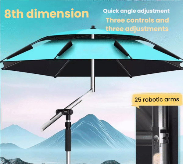 New Version Crutch-Style Fishing Umbrella