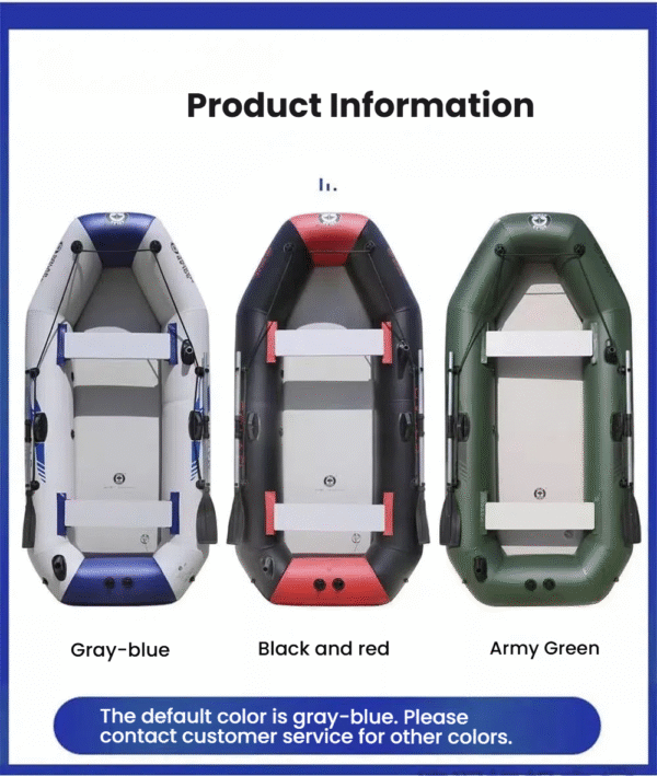 Inflatable Boat | Rubber Boat | Thickened Fishing Boat | Foldable Raft - Image 2