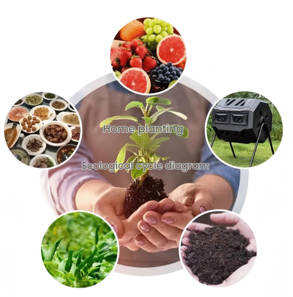160L Rotating Compost Bin - Image 4