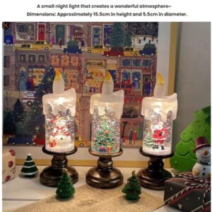 Christmas Decoration Light-Up Candle Lamp Crystal Light
